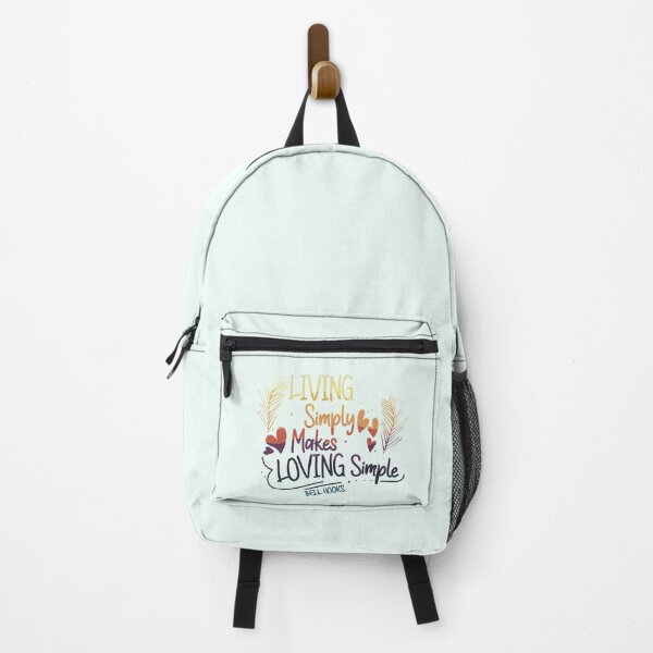 Item preview, Bell Hooks Quote | Living Simply Makes Loving Simple | Bell Hooks Gloria Jean Watkins  designed and sold by SchlossInspire.