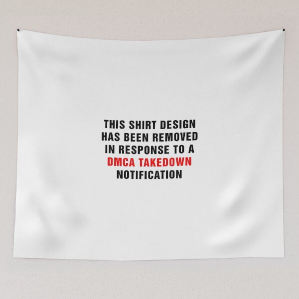 Item preview, DMCA Violation Takedown Notice (Black) designed and sold by Fanboys Anonymous.