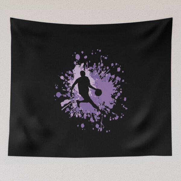 Item preview, Basketball Running Player Color Splash designed and sold by onicon.