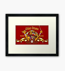 Crazy Drums Framed Print