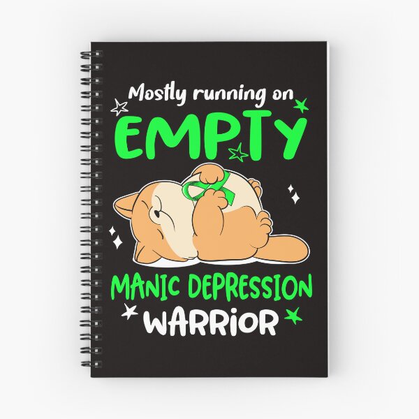 Item preview, Mostly running on Empty Manic Depression Warrior designed and sold by ElizabethS809.