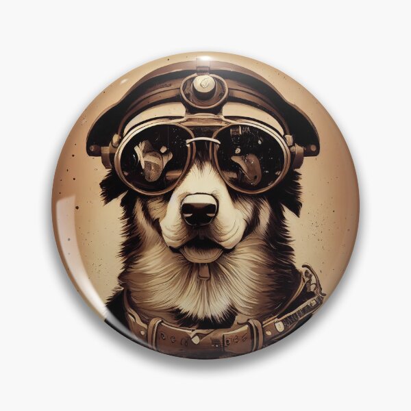 Item preview, Vintage german shepherd portrait designed and sold by etherElric.