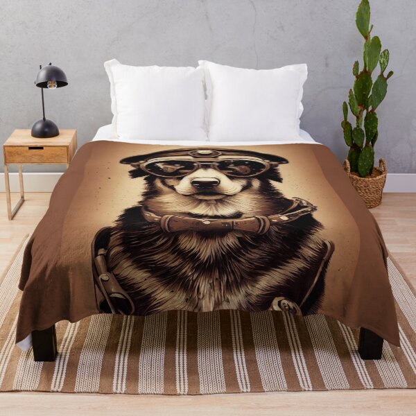 Item preview, Vintage german shepherd portrait designed and sold by etherElric.