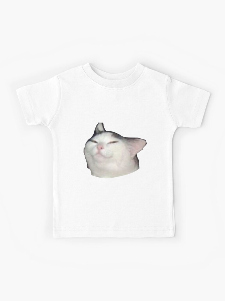 White cat meme store shirt