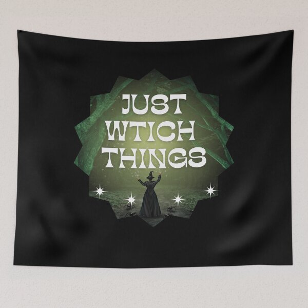 Item preview,  Just Witch Things| Witch Holding A Broom| I Can Drive Stick designed and sold by House-Of-Pinto.