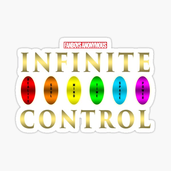 Infinity Stones - Infinite Control Sticker