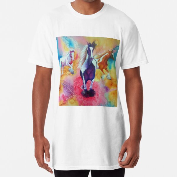 Painted Horses Long T-Shirt