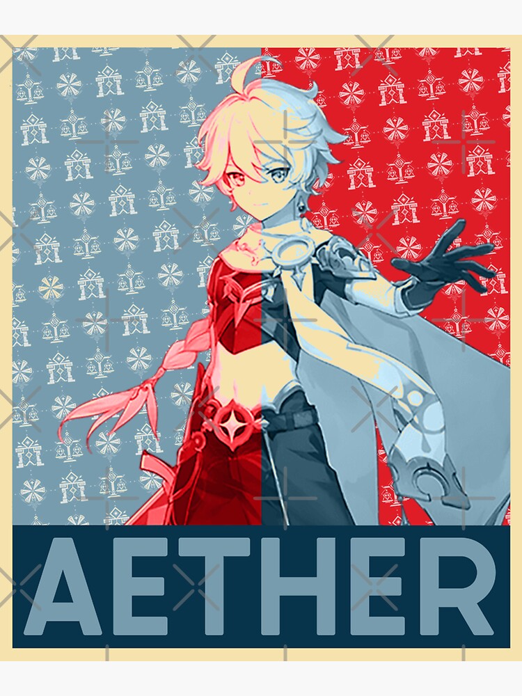 Aether Genshin Impact Hope Sticker For Sale By B Love Redbubble 9885