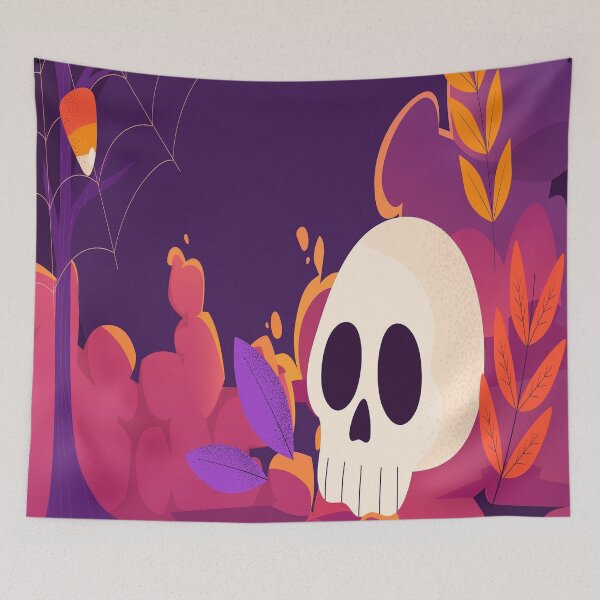 Item preview, halloween skull designed and sold by Teixeira224.