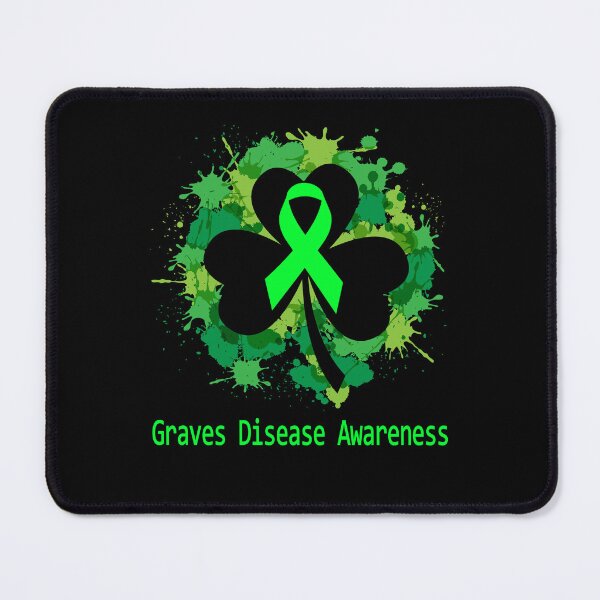 Item preview, Graves Disease Awareness Clover Ribbon Happy Patricks Day Support Graves Disease Warrior Gifts designed and sold by Tammyilaria.