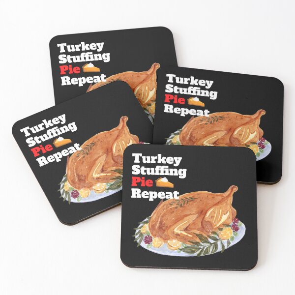 Item preview, Turkey. Stuffing. Pie. Repeat. designed and sold by Marvett-World.