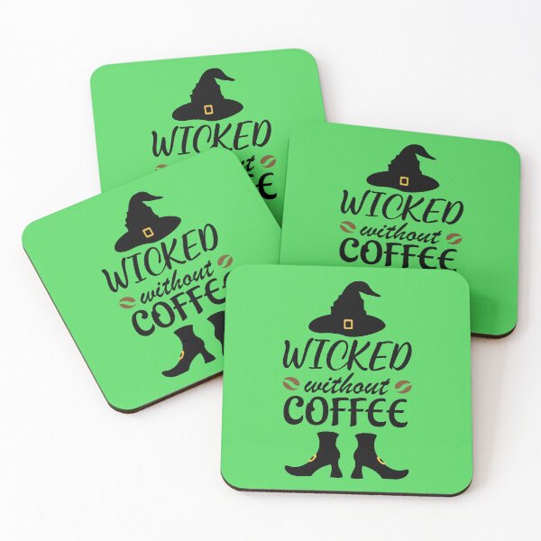 Item preview, Wicked Without Coffee. Halloween Quote, Funny Coffee quote, Witchy Vibes designed and sold by DesignHouse07.