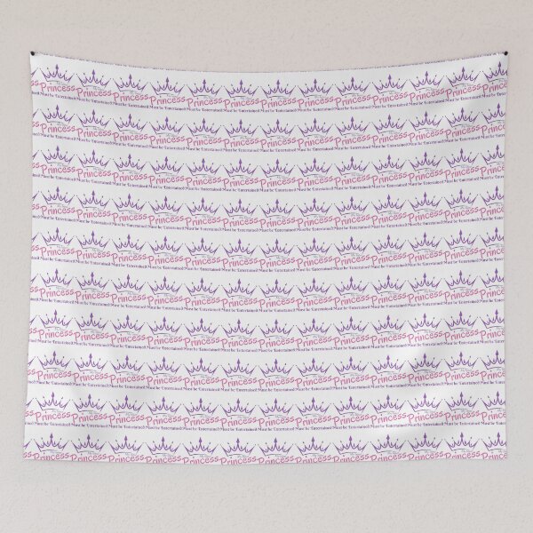 Item preview, My Inner Princess Must be Entertained Purple Crown design for toddlers, princesses, pink lovers designed and sold by tranquilbeach.