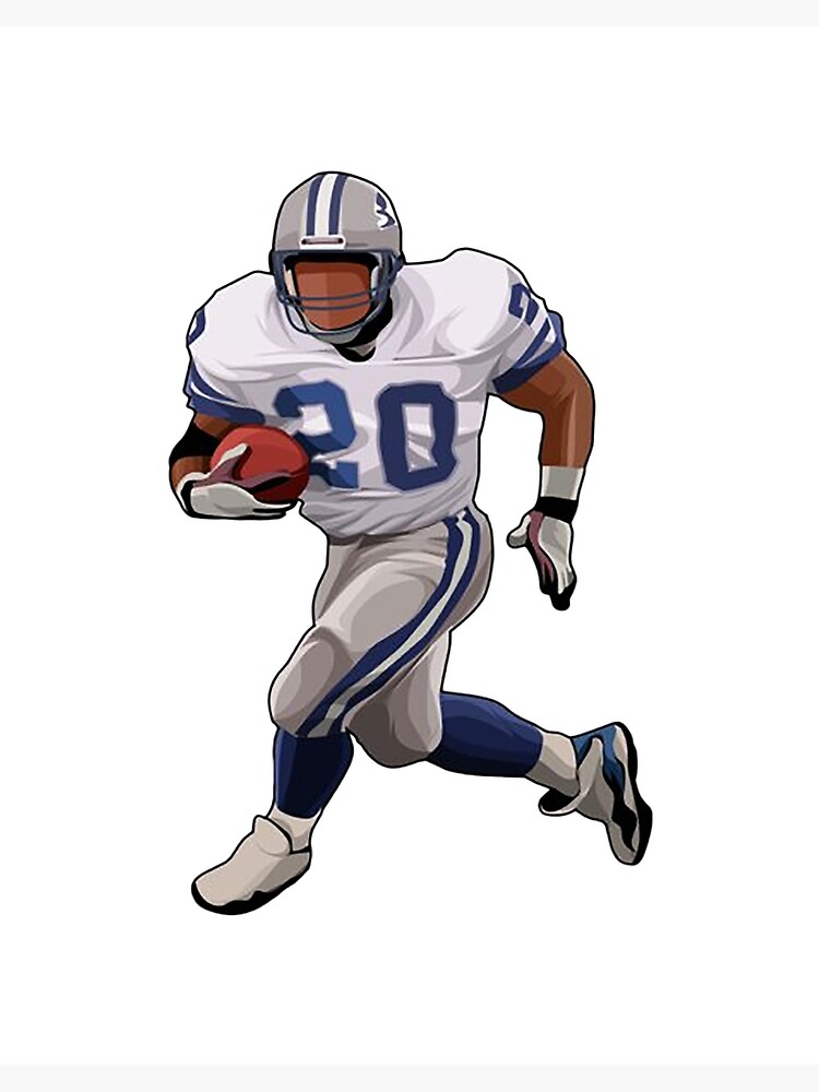 Barry Sanders  Nfl football art, Sports art, Sports art print