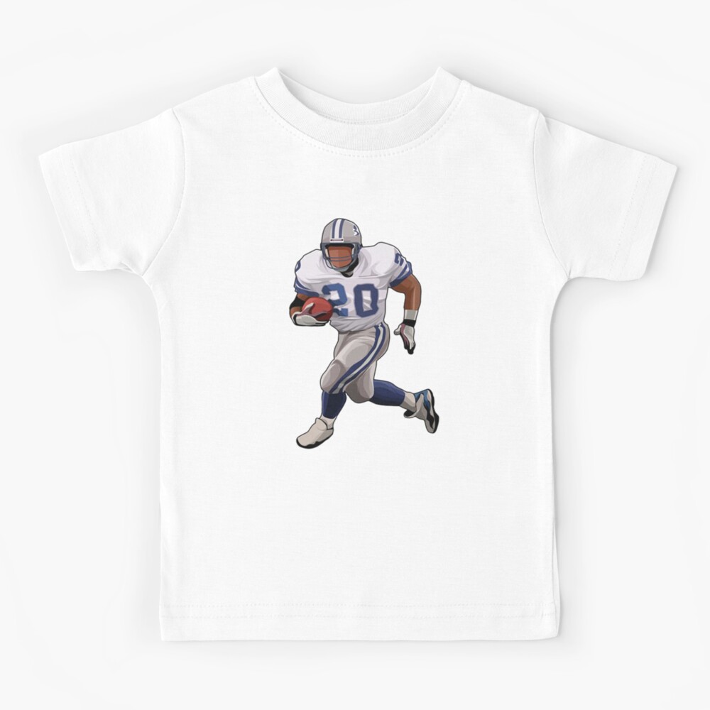 Barry Sanders Running Kids T-Shirt for Sale by RatTrapTees