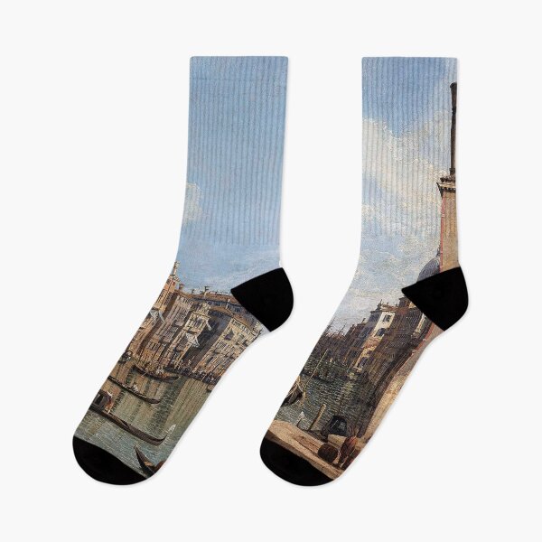 Item preview, Canaletto View of the Grand Canal looking toward the Punta della Dogana from Campo Sant’Ivo designed and sold by OldTimeArt.
