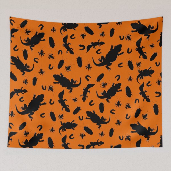 Item preview, Creepy Crawlies Reptile and Bug Scatter Print designed and sold by Muninn.