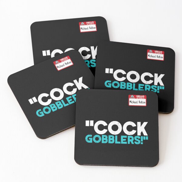 Item preview, Cock Gobblers! -Michael Bolton, Office Space designed and sold by Sticker Up.