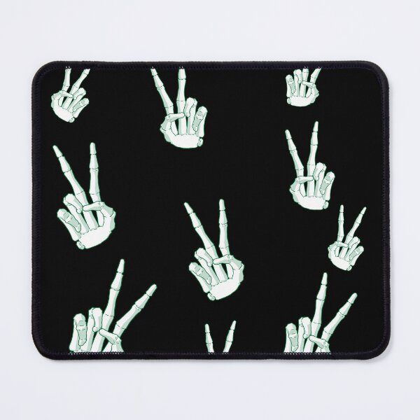 Item preview, Spooky Skeleton Hand Aesthetic Tiles Green designed and sold by Vedeme.