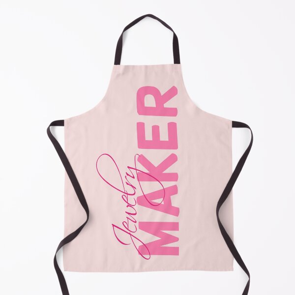 Item preview, Jewelry maker pink lettering metalsmith jeweler gift designed and sold by MetalicBabe.