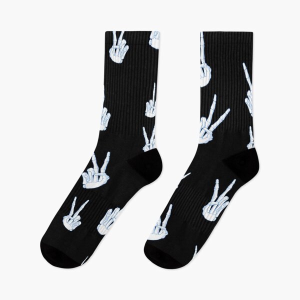 Item preview, Spooky Skeleton Hand Aesthetic Tiles Blue designed and sold by Vedeme.