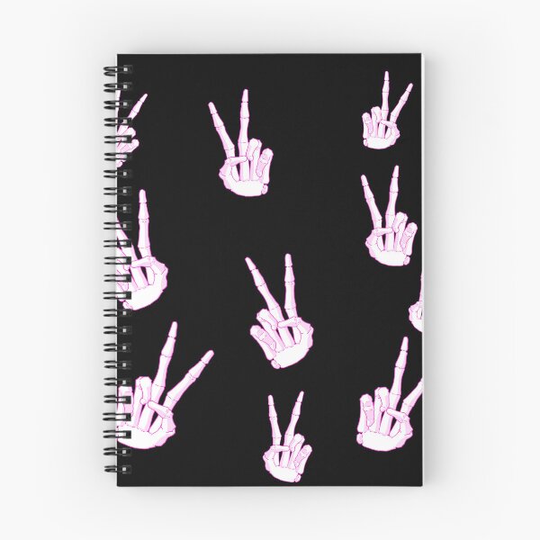 Item preview, Spooky Skeleton Hand Aesthetic Tiles Pink designed and sold by Vedeme.
