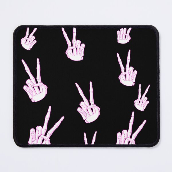 Item preview, Spooky Skeleton Hand Aesthetic Tiles Pink designed and sold by Vedeme.