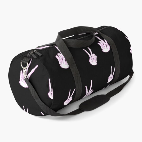 Item preview, Spooky Skeleton Hand Aesthetic Tiles Pink designed and sold by Vedeme.
