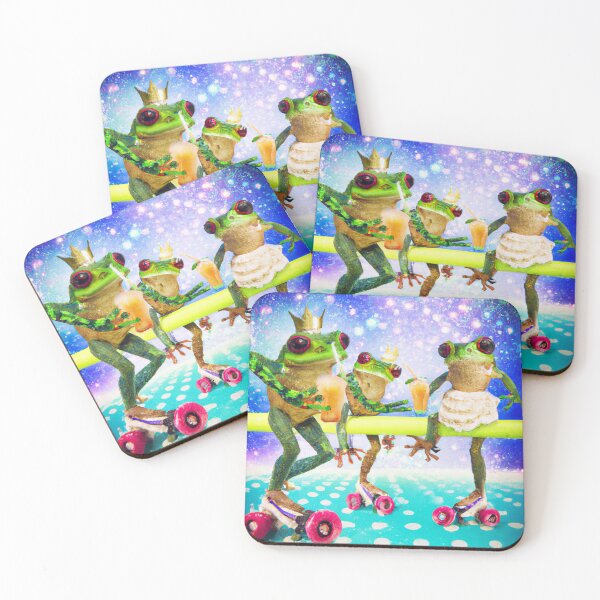 Item preview, Roller Disco Galaxy Frogs designed and sold by jolievbb.