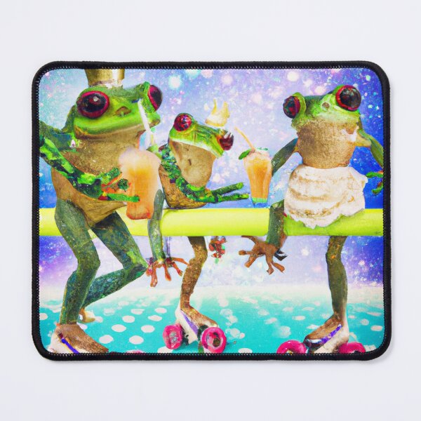 Item preview, Roller Disco Galaxy Frogs designed and sold by jolievbb.