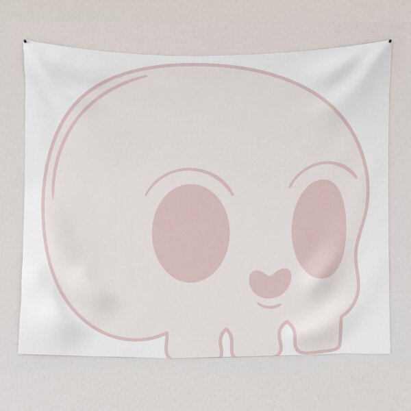 Item preview, Cute pink skull. designed and sold by ellinnur.