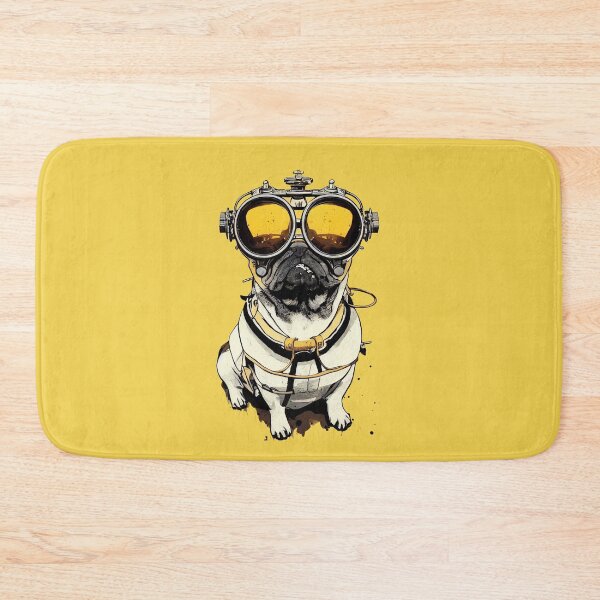 Item preview, Vintage pug portrait designed and sold by etherElric.
