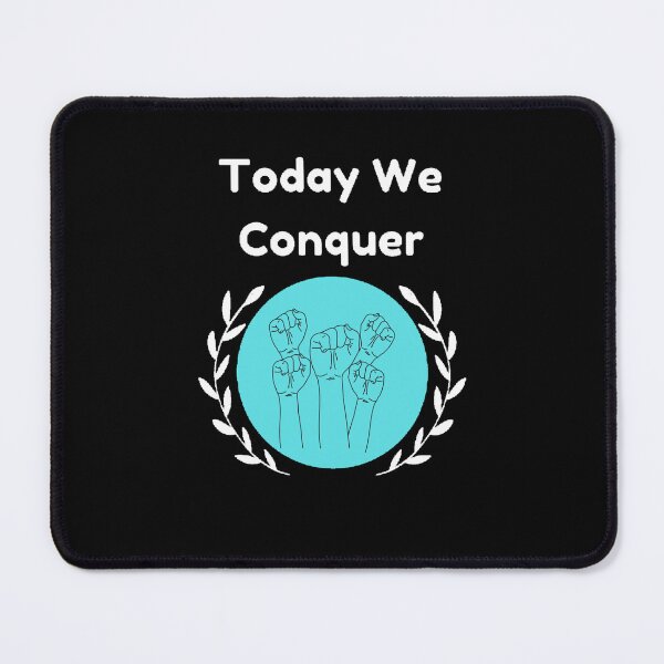 Item preview, Today We Conquer - Motivational Quote designed and sold by Designspot2020.