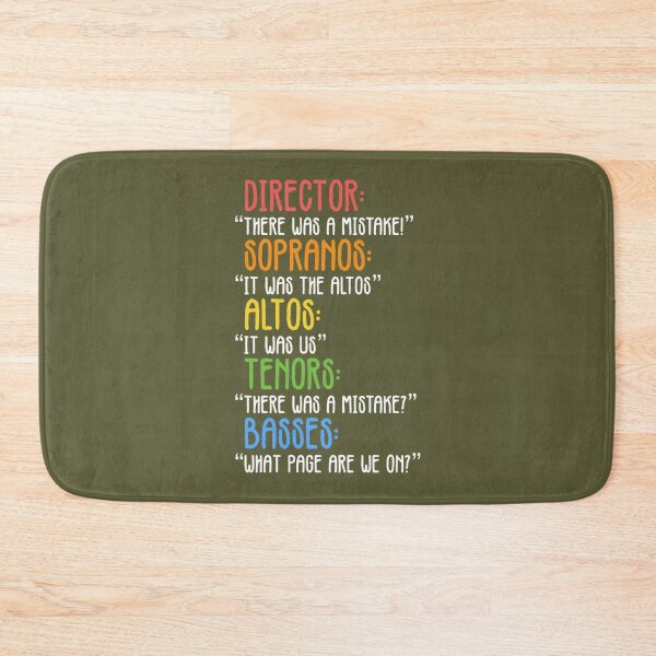 Item preview, Funny Choir Mistake designed and sold by JanBidinger.