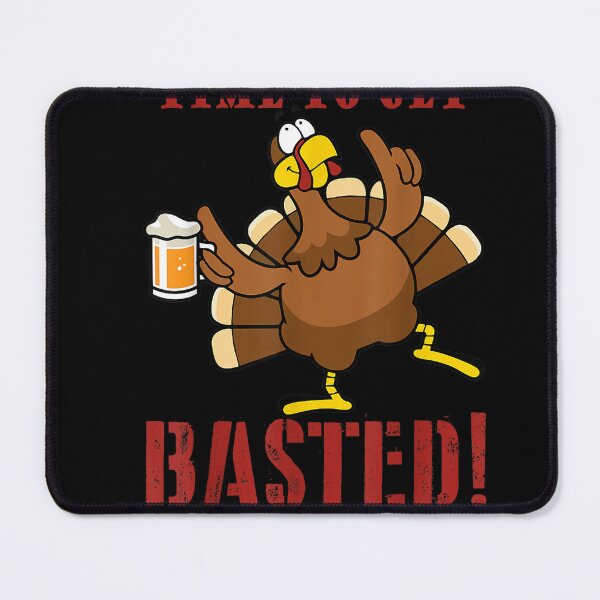Item preview, Basted Turkey Beer drinking mug funny thanksgiving gift T-Shirt designed and sold by BaderUlas.