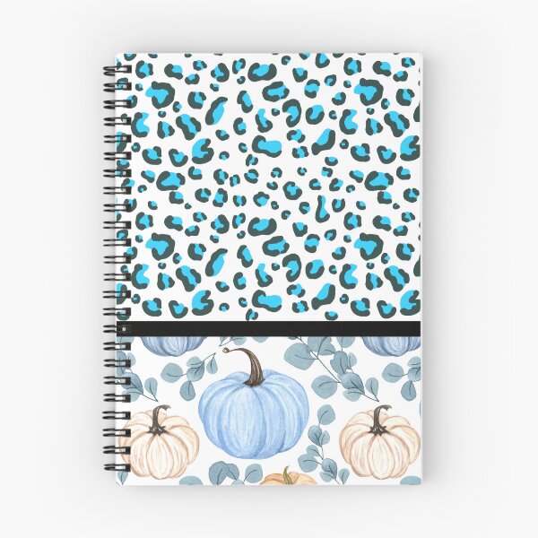 Item preview, Pumpkin White (Blue Leopard) designed and sold by SimplyMe-Plus.