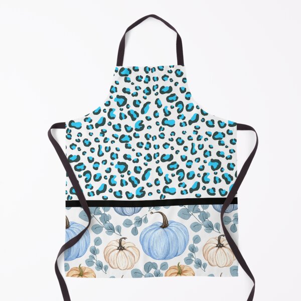 Item preview, Pumpkin White (Blue Leopard) designed and sold by SimplyMe-Plus.