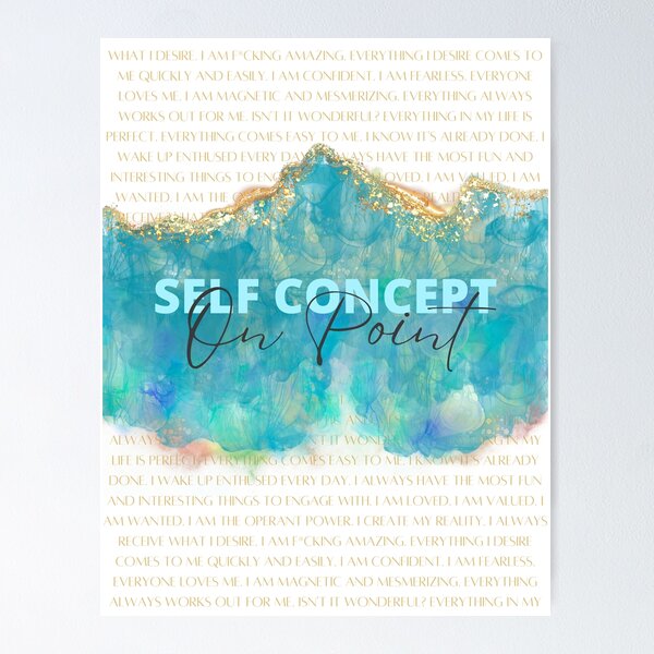 Item preview, Self Concept On Point | Affirmation Series designed and sold by ManifestwEase.
