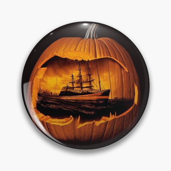 Item preview, Ship in a Pumpkin designed and sold by Midsized King.