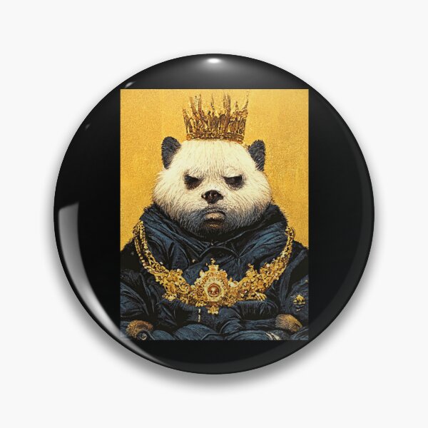 Item preview, Unimpressed King Panda designed and sold by miriahuffm.
