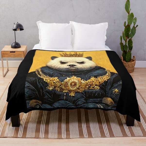Item preview, Unimpressed King Panda designed and sold by miriahuffm.