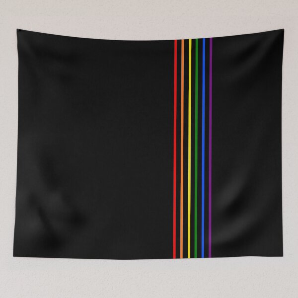 Item preview, Minimalist Veritcal Pride Flag designed and sold by AmandaRoseArts.
