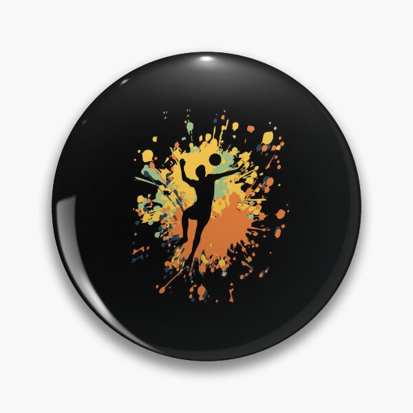 Item preview, Volleyball Outside Hitter Color Splash designed and sold by onicon.
