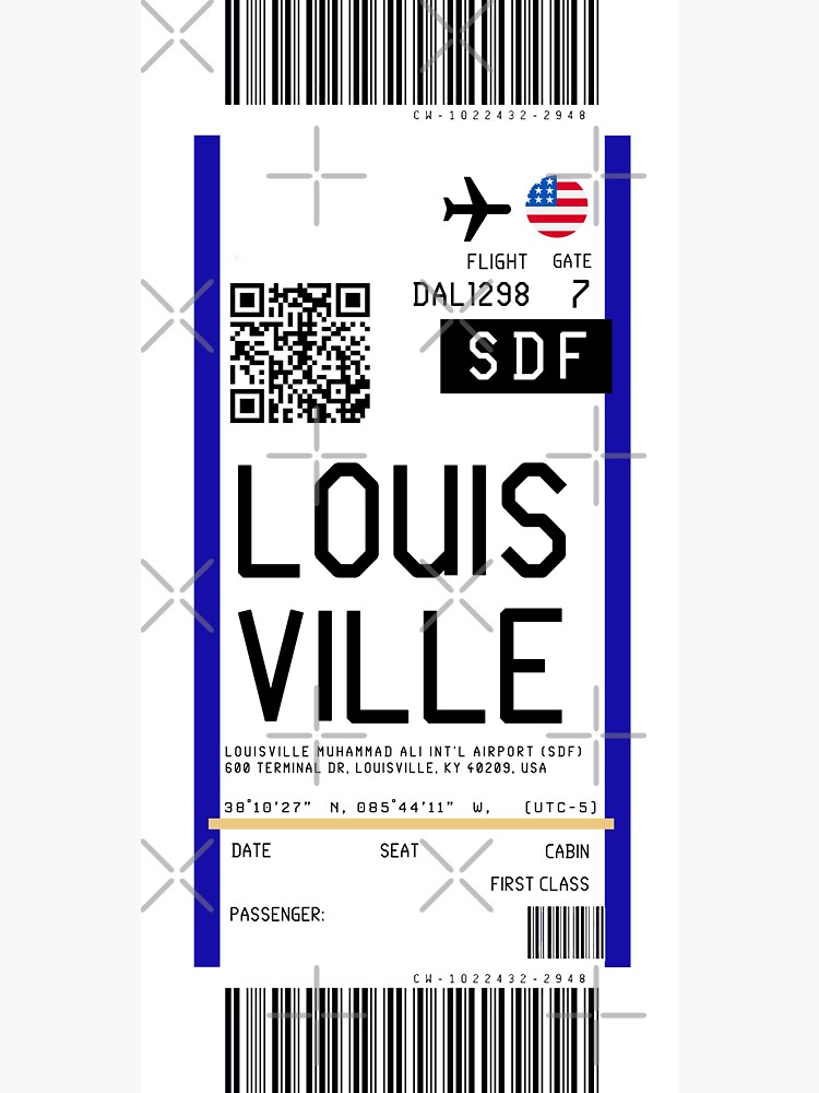 Louisville Cardinals, The Ville Luggage Tag