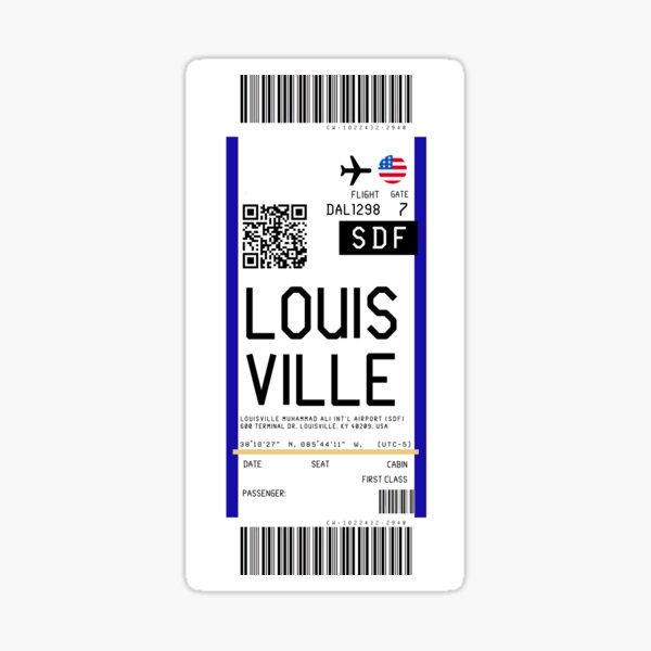 Louisville Cardinals, The Ville Luggage Tag