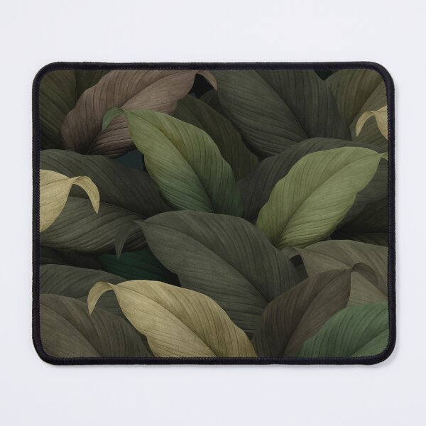Item preview, Hand drawn tropical leaves background green leaf pattern  designed and sold by thanyaj.