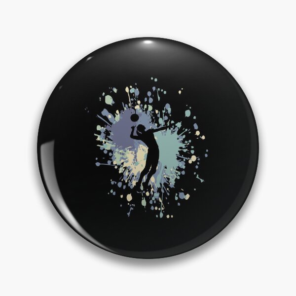 Item preview, Volleyball Opposite Hitter Color Splash designed and sold by onicon.