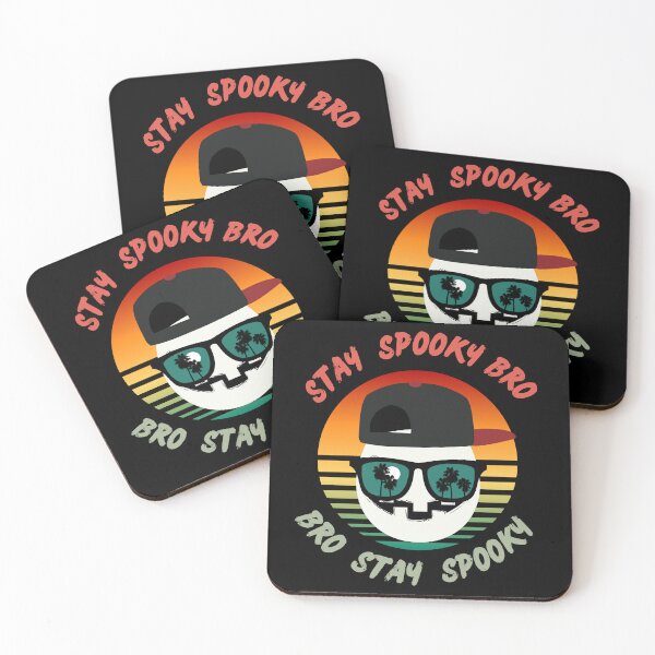 Item preview, Sunset beach surfer Halloween skull designed and sold by HyzoArt.