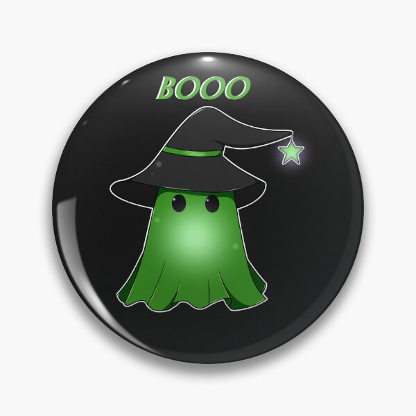 Item preview, Green witch ghost Halloween  designed and sold by Natsukittyart.