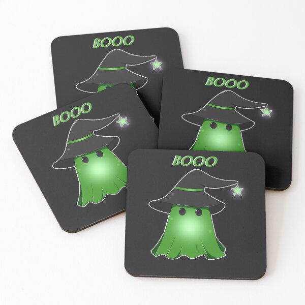 Item preview, Green witch ghost Halloween  designed and sold by Natsukittyart.